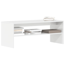 vidaXL magasfényű fehér forgácslap TV-szekrény 100 x 40 x 40 cm bútor