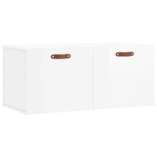 vidaXL magasfényű fehér műfa faliszekrény 80 x 36,5 x 35 cm (830054) bútor