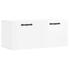 vidaXL magasfényű fehér műfa faliszekrény 80 x 36,5 x 35 cm (830070) bútor