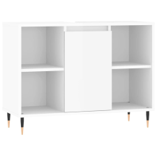 vidaXL magasfényű fehér műfa fürdőszobaszekrény 80 x 33 x 60 cm (831622) fürdőszoba bútor