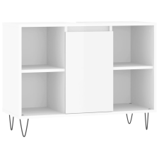 vidaXL magasfényű fehér műfa fürdőszobaszekrény 80 x 33 x 60 cm (831630) fürdőszoba bútor