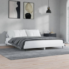 vidaXL magasfényű fehér szerelt fa ágykeret 120 x 200 cm ágy és ágykellék