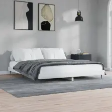vidaXL magasfényű fehér szerelt fa ágykeret 180 x 200 cm ágy és ágykellék