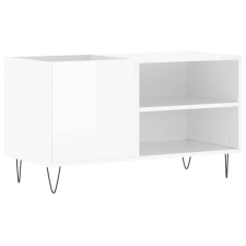 vidaXL magasfényű fehér szerelt fa hanglemezszekrény 85x38x48 cm (831702) bútor