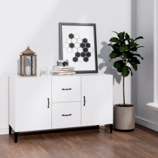 vidaXL magasfényű fehér szerelt fa tálalószekrény 100 x 36 x 60 cm bútor
