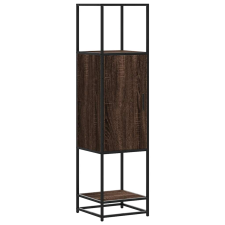 vidaXL Magastábla barna tölgy 35,5x35x139 cm műanyag fa és fém (849038) bútor