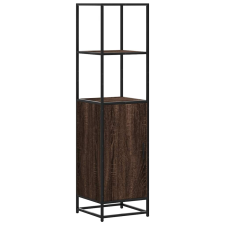 vidaXL Magastábla barna tölgy 35,5x35x139 cm műanyag fa és fém (849048) bútor
