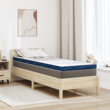 vidaXL Matracpárnák Fehér és kék 70 x 200 cm lakástextília