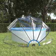 vidaXL medencekupola 500 x 250 cm medence kiegészítő