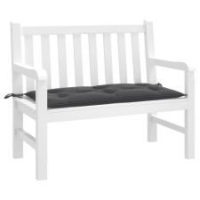 vidaXL melange antracitszürke szövet kerti padpárna 100 x 50 x 7 cm kerti bútor