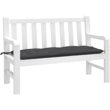 vidaXL melange antracitszürke szövet kerti padpárna 120 x 50 x 7 cm (4002541) lakástextília