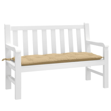 vidaXL Melange bézs szövet kerti padpárna 120 x 50 x 7 cm lakástextília