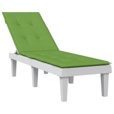 vidaXL melange zöld szövet nyugágypárna (75+105) x 50 x 3 cm kerti bútor