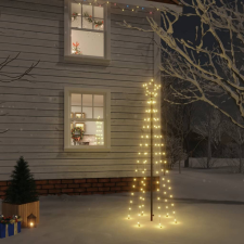 vidaXL Meleg fehér fényű karácsonyfa tüskével 108 LED-del 180 cm műfenyő