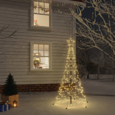vidaXL meleg fehér fényű karácsonyfa tüskével 200 LED-del 180 cm műfenyő