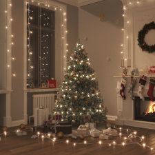 vidaXL Meleg fehér fényű PVC LED-szalag 150 LED-el 15 m karácsonyfa izzósor
