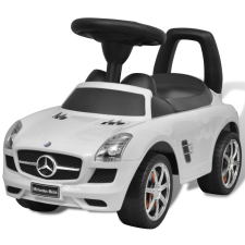 vidaXL Mercedes Benz Toló Gyerekek Autó Fehér lábbal hajtható járgány