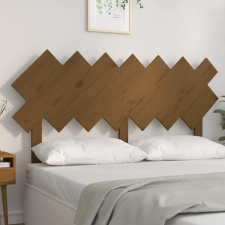 vidaXL mézbarna tömör fenyőfa ágyfejtámla 141x3x80,5 cm ágy és ágykellék