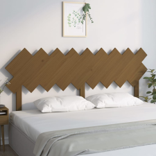 vidaXL mézbarna tömör fenyőfa ágyfejtámla 178x3x80,5 cm ágy és ágykellék