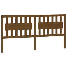 vidaXL mézbarna tömör fenyőfa ágyfejtámla 185,5x4x100 cm (818588) ágy és ágykellék