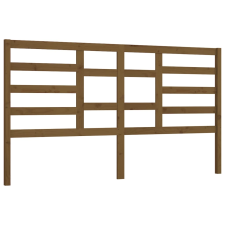 vidaXL mézbarna tömör fenyőfa ágyfejtámla 186 x 4 x 104 cm (818158) ágy és ágykellék
