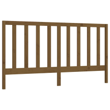 vidaXL mézbarna tömör fenyőfa ágyfejtámla 206 x 4 x 100 cm (817713) ágy és ágykellék