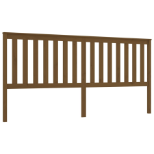 vidaXL mézbarna tömör fenyőfa ágyfejtámla 206x6x101 cm (818543) ágy és ágykellék