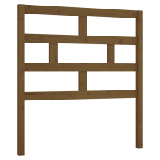 vidaXL mézbarna tömör fenyőfa ágyfejtámla 81 x 4 x 100 cm (814172) ágy és ágykellék