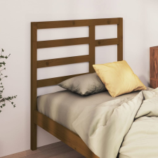 vidaXL mézbarna tömör fenyőfa ágyfejtámla 81x4x104 cm ágy és ágykellék