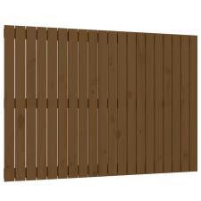 vidaXL mézbarna tömör fenyőfa fali fejtámla 127,5x3x90 cm (824891) ágy és ágykellék