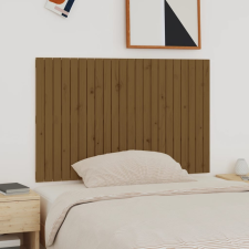vidaXL mézbarna tömör fenyőfa fali fejtámla 140x3x90 cm ágy és ágykellék