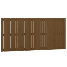vidaXL mézbarna tömör fenyőfa fali fejtámla 185x3x90 cm (824916) ágy és ágykellék