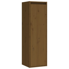 vidaXL mézbarna tömör fenyőfa faliszekrény 30 x 30 x 100 cm (813511) bútor