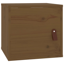vidaXL mézbarna tömör fenyőfa faliszekrény 31,5x30x30 cm (818361) bútor