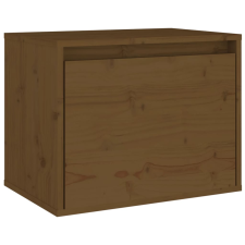vidaXL mézbarna tömör fenyőfa faliszekrény 45 x 30 x 35 cm (813441) bútor