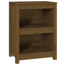 vidaXL mézbarna tömör fenyőfa faliszekrény 50x35x68 cm (821702) bútor