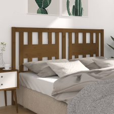 vidaXL mézbarna tömör fenyőfa fejtámla 156 x 4 x 100 cm ágy és ágykellék