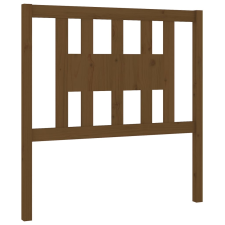 vidaXL mézbarna tömör fenyőfa fejtámla 81 x 4 x 100 cm (818648) ágy és ágykellék