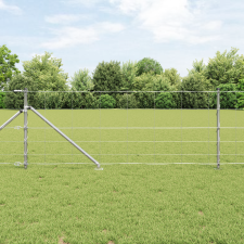 vidaXL Mező kerítés 0.8x100 m Rozsdamentes acél építőanyag