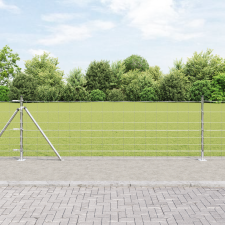 vidaXL Mező Kerítés 0.8x50 m Horganyzott Acél építőanyag