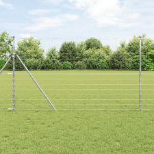vidaXL Mező Kerítés 1.4x25 m Galvanizált Acél építőanyag