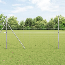 vidaXL Mezői Kerítés 1.5x25 m Horganyzott Acél építőanyag