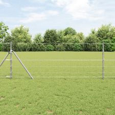 vidaXL Mezőkerítés 0.8x25 m Galvanizált Acél építőanyag