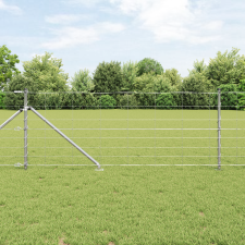 vidaXL mezőkerítés 0.8x25 m galvanizált acél építőanyag