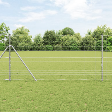 vidaXL Mezőkerítés 1.2x25 m Horganyzott Acél építőanyag