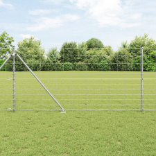 vidaXL Mezőkerítés 1.2x50 m Horganyzott Acél építőanyag
