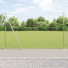 vidaXL Mezőkerítés 1,5x25 m Horganyzott acél építőanyag