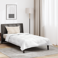 vidaXL Minden évszak takaró párnával Fehér 140 x 200 cm Mikroszálas lakástextília