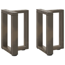 vidaXL Modern T-alakú Dohányzóasztal Lábak - 28x25x42-43 cm - Acél bútor