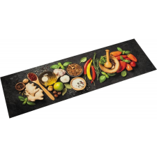 vidaXL mosható fűszermintás bársony konyhaszőnyeg 45 x 150 cm (4005614) lakástextília